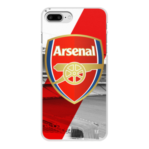 Заказать чехол для iPhone 8/8 Plus в Москве. Чехол для iPhone 8 Plus, объёмная печать Arsenal от geekbox - готовые дизайны и нанесение принтов.