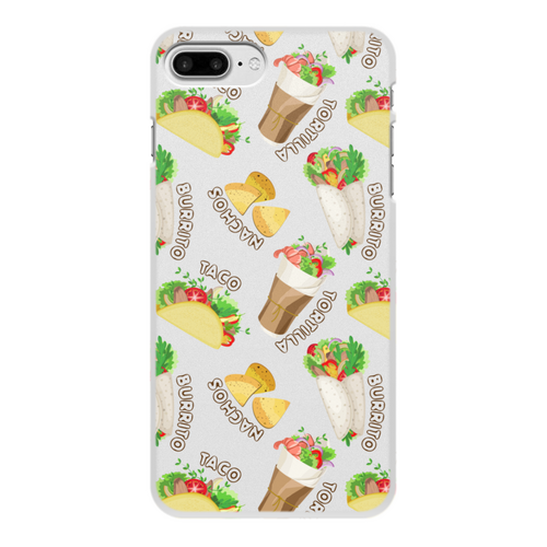 Заказать чехол для iPhone 8/8 Plus в Москве. Чехол для iPhone 8 Plus, объёмная печать Мексиканская еда от IrinkaArt  - готовые дизайны и нанесение принтов.
