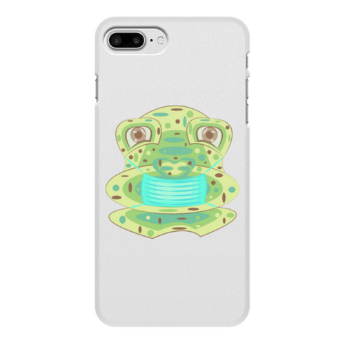 Заказать чехол для iPhone 8/8 Plus в Москве. Чехол для iPhone 8 Plus, объёмная печать Жаба в маске от Stil na yarkosti - готовые дизайны и нанесение принтов.