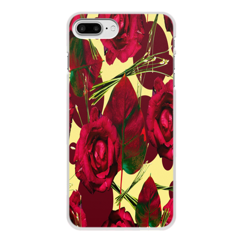 Заказать чехол для iPhone 8/8 Plus в Москве. Чехол для iPhone 8 Plus, объёмная печать красные розы от THE_NISE  - готовые дизайны и нанесение принтов.