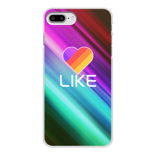 Заказать чехол для iPhone 8/8 Plus в Москве. Чехол для iPhone 8 Plus, объёмная печать Like  от DESIGNER   - готовые дизайны и нанесение принтов.