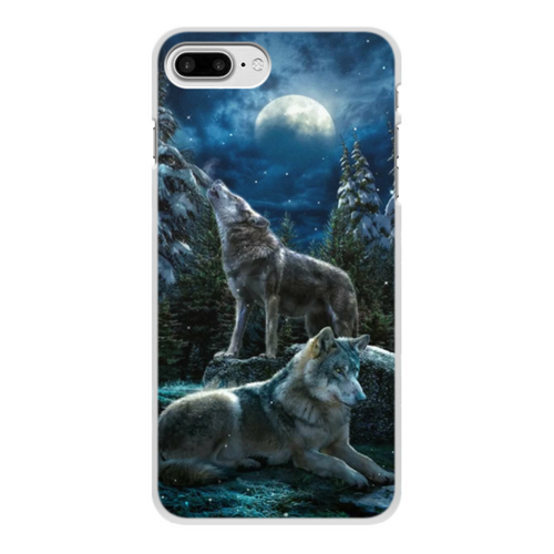 Заказать чехол для iPhone 8/8 Plus в Москве. Чехол для iPhone 8 Plus, объёмная печать ВОЛКИ от robus - готовые дизайны и нанесение принтов.