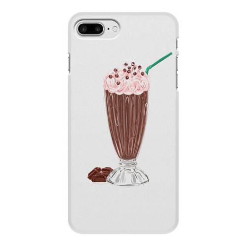 Заказать чехол для iPhone 8/8 Plus в Москве. Чехол для iPhone 8 Plus, объёмная печать Шоколадный коктейль   от Stil na yarkosti - готовые дизайны и нанесение принтов.