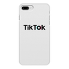 Заказать чехол для iPhone 8/8 Plus в Москве. Чехол для iPhone 8 Plus, объёмная печать TikTok  от DESIGNER   - готовые дизайны и нанесение принтов.