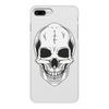 Заказать чехол для iPhone 8/8 Plus в Москве. Чехол для iPhone 8 Plus, объёмная печать Череп от BAD OWL - готовые дизайны и нанесение принтов.