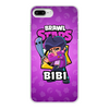 Заказать чехол для iPhone 8/8 Plus в Москве. Чехол для iPhone 8 Plus, объёмная печать BRAWL STARS BIBI от geekbox - готовые дизайны и нанесение принтов.
