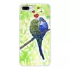 Заказать чехол для iPhone 8/8 Plus в Москве. Чехол для iPhone 8 Plus, объёмная печать Влюбленные попугайчики от Olia Shipilova - готовые дизайны и нанесение принтов.