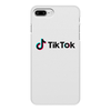 Заказать чехол для iPhone 8/8 Plus в Москве. Чехол для iPhone 8 Plus, объёмная печать TikTok  от DESIGNER   - готовые дизайны и нанесение принтов.