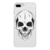 Заказать чехол для iPhone 8/8 Plus в Москве. Чехол для iPhone 8 Plus, объёмная печать Череп от BAD OWL - готовые дизайны и нанесение принтов.