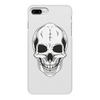 Заказать чехол для iPhone 8/8 Plus в Москве. Чехол для iPhone 8 Plus, объёмная печать Череп от BAD OWL - готовые дизайны и нанесение принтов.