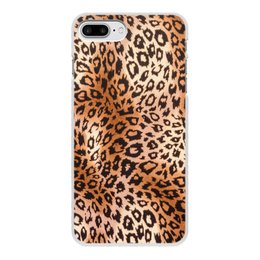 Заказать чехол для iPhone 8/8 Plus в Москве. Чехол для iPhone 8 Plus, объёмная печать леопард от THE_NISE  - готовые дизайны и нанесение принтов.