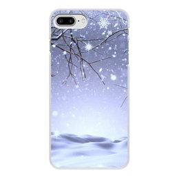 Заказать чехол для iPhone 8/8 Plus в Москве. Чехол для iPhone 8 Plus, объёмная печать Снежинки от THE_NISE  - готовые дизайны и нанесение принтов.