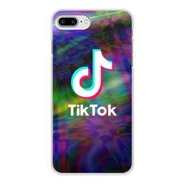 Заказать чехол для iPhone 8/8 Plus в Москве. Чехол для iPhone 8 Plus, объёмная печать TikTok  от DESIGNER   - готовые дизайны и нанесение принтов.