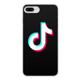 Заказать чехол для iPhone 8/8 Plus в Москве. Чехол для iPhone 8 Plus, объёмная печать TikTok  от DESIGNER   - готовые дизайны и нанесение принтов.