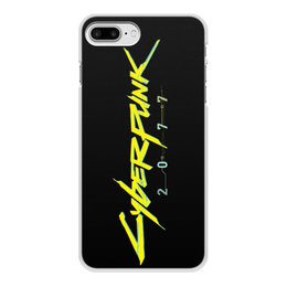 Заказать чехол для iPhone 8/8 Plus в Москве. Чехол для iPhone 8 Plus, объёмная печать Cyberpunk 2077 от GeekFox  - готовые дизайны и нанесение принтов.