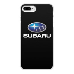 Заказать чехол для iPhone 8/8 Plus в Москве. Чехол для iPhone 8 Plus, объёмная печать SUBARU от DESIGNER   - готовые дизайны и нанесение принтов.