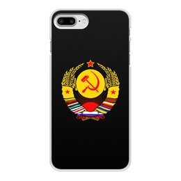 Заказать чехол для iPhone 8/8 Plus в Москве. Чехол для iPhone 8 Plus, объёмная печать Серп и молот от THE_NISE  - готовые дизайны и нанесение принтов.