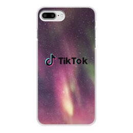 Заказать чехол для iPhone 8/8 Plus в Москве. Чехол для iPhone 8 Plus, объёмная печать Tik Tok от THE_NISE  - готовые дизайны и нанесение принтов.