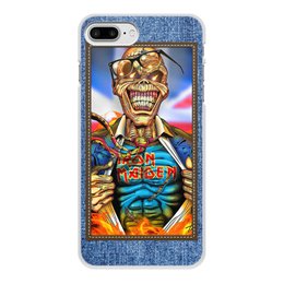 Заказать чехол для iPhone 8/8 Plus в Москве. Чехол для iPhone 8 Plus, объёмная печать Iron Maiden patch от Leichenwagen - готовые дизайны и нанесение принтов.