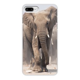 Заказать чехол для iPhone 8/8 Plus в Москве. Чехол для iPhone 8 Plus, объёмная печать Слоны от THE_NISE  - готовые дизайны и нанесение принтов.