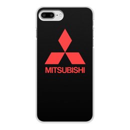 Заказать чехол для iPhone 8/8 Plus в Москве. Чехол для iPhone 8 Plus, объёмная печать MITSUBISHI от DESIGNER   - готовые дизайны и нанесение принтов.