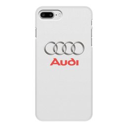 Заказать чехол для iPhone 8/8 Plus в Москве. Чехол для iPhone 8 Plus, объёмная печать AUDI  от DESIGNER   - готовые дизайны и нанесение принтов.