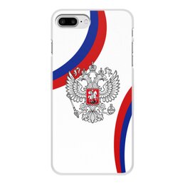 Заказать чехол для iPhone 8/8 Plus в Москве. Чехол для iPhone 8 Plus, объёмная печать   Герб России от THE_NISE  - готовые дизайны и нанесение принтов.