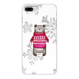 Заказать чехол для iPhone 8/8 Plus в Москве. Чехол для iPhone 8 Plus, объёмная печать медведь от THE_NISE  - готовые дизайны и нанесение принтов.