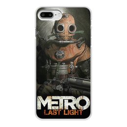 Заказать чехол для iPhone 8/8 Plus в Москве. Чехол для iPhone 8 Plus, объёмная печать МЕТРО 2033. ВИДЕОИГРЫ от robus - готовые дизайны и нанесение принтов.