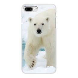 Заказать чехол для iPhone 8/8 Plus в Москве. Чехол для iPhone 8 Plus, объёмная печать Белый медведь от THE_NISE  - готовые дизайны и нанесение принтов.