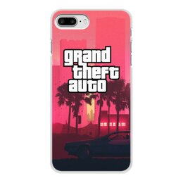 Заказать чехол для iPhone 8/8 Plus в Москве. Чехол для iPhone 8 Plus, объёмная печать Grand Theft Auto от THE_NISE  - готовые дизайны и нанесение принтов.