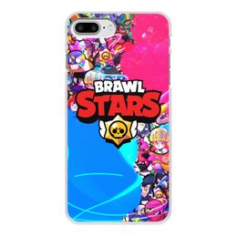 Заказать чехол для iPhone 8/8 Plus в Москве. Чехол для iPhone 8 Plus, объёмная печать Brawl Stars от THE_NISE  - готовые дизайны и нанесение принтов.