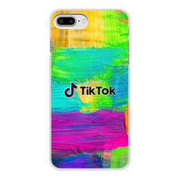 Заказать чехол для iPhone 8/8 Plus в Москве. Чехол для iPhone 8 Plus, объёмная печать Tik Tok от THE_NISE  - готовые дизайны и нанесение принтов.