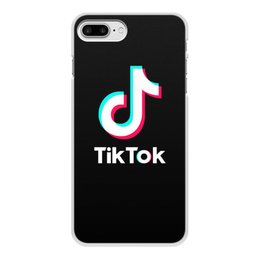 Заказать чехол для iPhone 8/8 Plus в Москве. Чехол для iPhone 8 Plus, объёмная печать TikTok  от DESIGNER   - готовые дизайны и нанесение принтов.