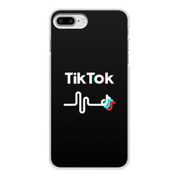 Заказать чехол для iPhone 8/8 Plus в Москве. Чехол для iPhone 8 Plus, объёмная печать Tik Tok от THE_NISE  - готовые дизайны и нанесение принтов.