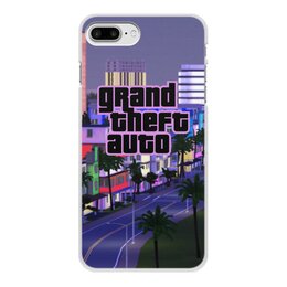 Заказать чехол для iPhone 8/8 Plus в Москве. Чехол для iPhone 8 Plus, объёмная печать Grand Theft Auto от THE_NISE  - готовые дизайны и нанесение принтов.