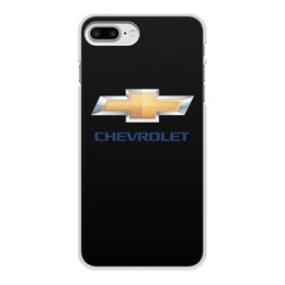 Заказать чехол для iPhone 8/8 Plus в Москве. Чехол для iPhone 8 Plus, объёмная печать CHEVROLET от DESIGNER   - готовые дизайны и нанесение принтов.