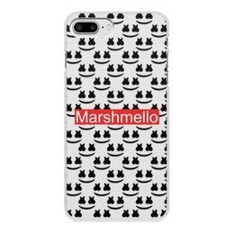 Заказать чехол для iPhone 8/8 Plus в Москве. Чехол для iPhone 8 Plus, объёмная печать Marshmello от THE_NISE  - готовые дизайны и нанесение принтов.