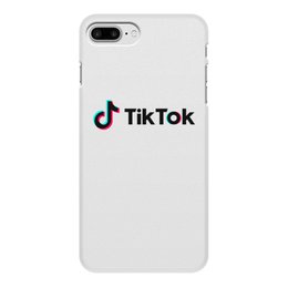 Заказать чехол для iPhone 8/8 Plus в Москве. Чехол для iPhone 8 Plus, объёмная печать TikTok  от DESIGNER   - готовые дизайны и нанесение принтов.