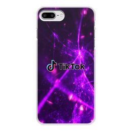 Заказать чехол для iPhone 8/8 Plus в Москве. Чехол для iPhone 8 Plus, объёмная печать Tik Tok от THE_NISE  - готовые дизайны и нанесение принтов.