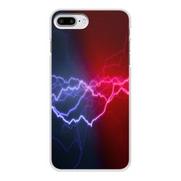 Заказать чехол для iPhone 8/8 Plus в Москве. Чехол для iPhone 8 Plus, объёмная печать Молния от THE_NISE  - готовые дизайны и нанесение принтов.