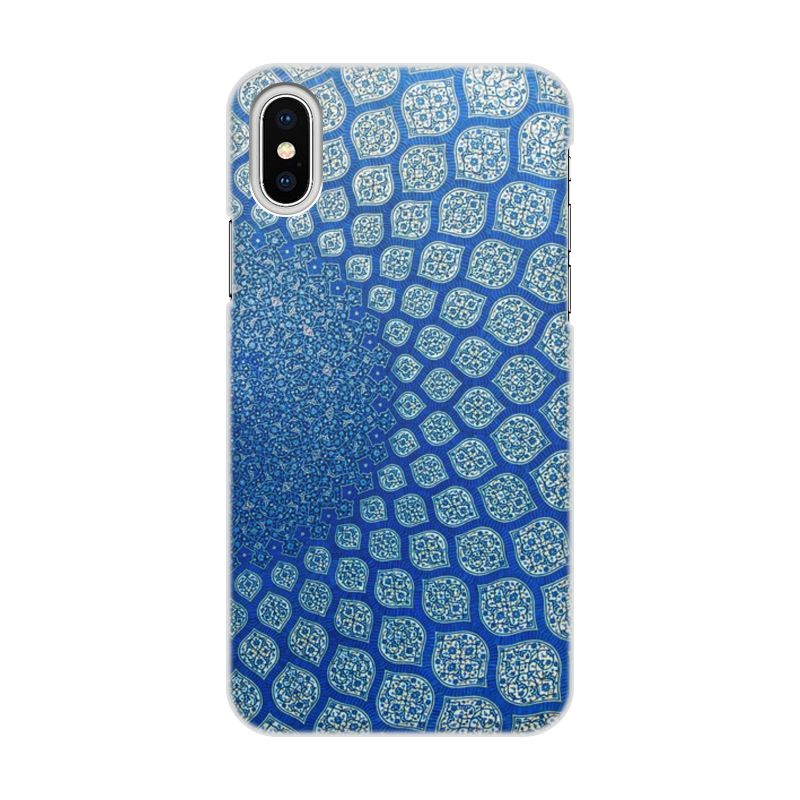 Printio Чехол для iPhone X/XS, объёмная печать Цвет настроения синий