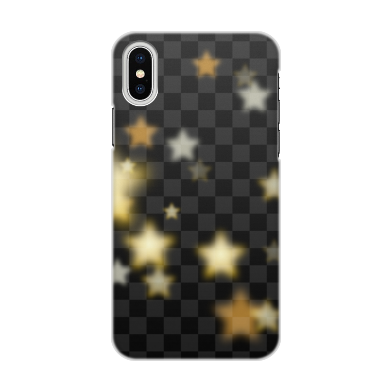 Printio Чехол для iPhone X/XS, объёмная печать Звезды printio чехол для iphone x xs объёмная печать кот и звезды