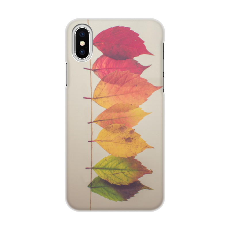 Printio Чехол для iPhone X/XS, объёмная печать Осень