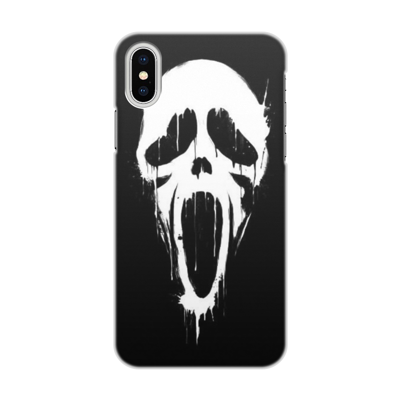 Printio Чехол для iPhone X/XS, объёмная печать Крик / scream