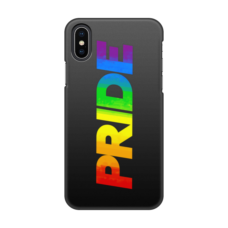 Printio Чехол для iPhone X/XS, объёмная печать Pride плавки pride коричневый xs