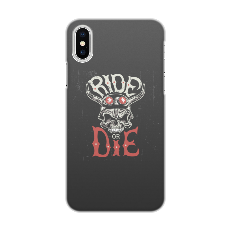 Printio Чехол для iPhone X/XS, объёмная печать Ride die