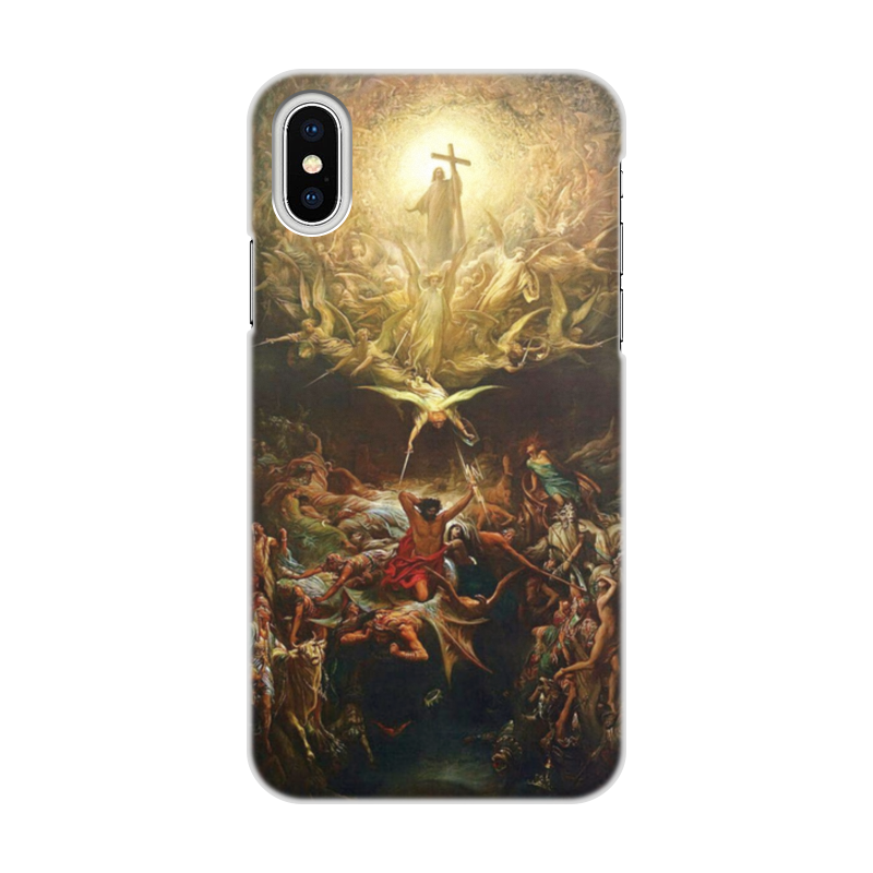 Printio Чехол для iPhone X/XS, объёмная печать Триумф христианства над язычеством printio чехол для iphone 7 plus объёмная печать триумф христианства над язычеством