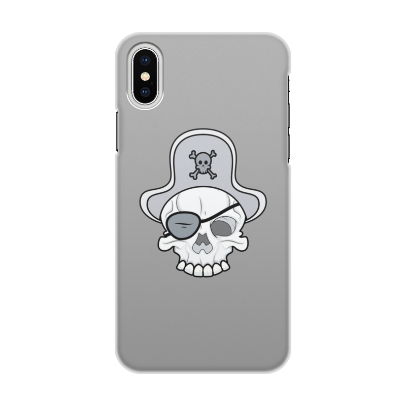 Printio Чехол для iPhone X/XS, объёмная печать Пират printio чехол для iphone 8 объёмная печать пират