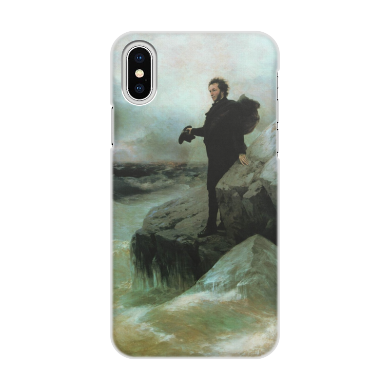Printio Чехол для iPhone X/XS, объёмная печать Прощание пушкина с морем (картина репина)